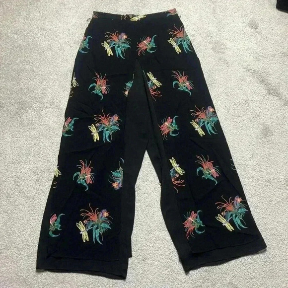 Given a Rose Pants Wide Leg - Picture 1 of 8